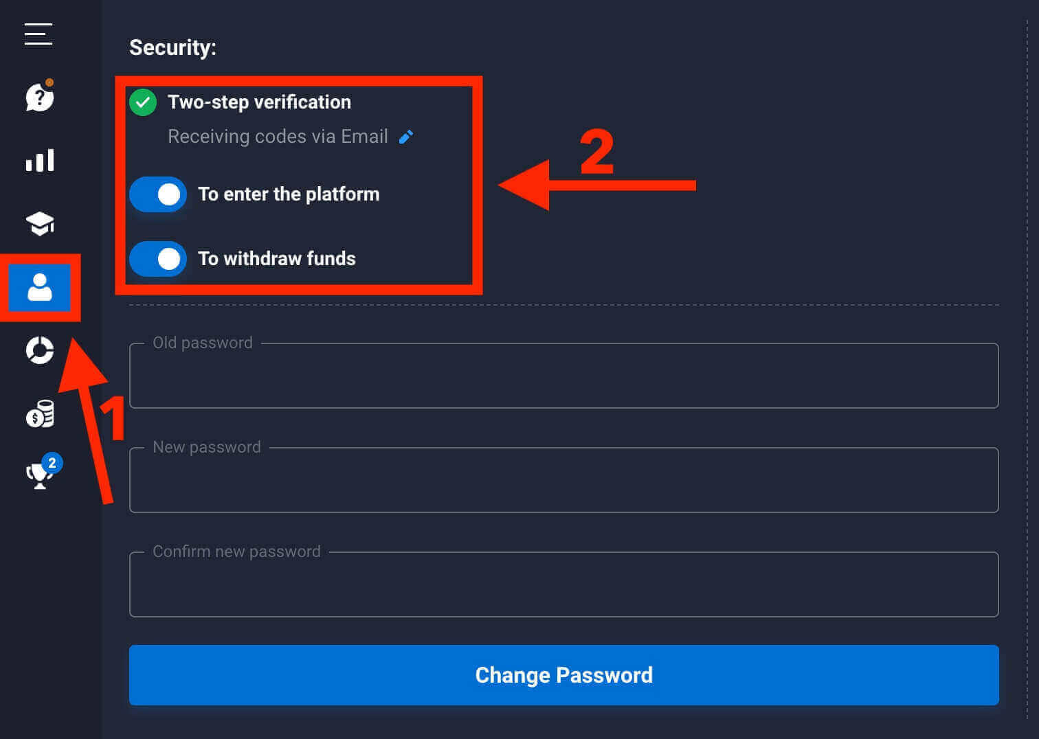 Come accedere e verificare l'account in Quotex Come accedere e verificare l'account in Quotex