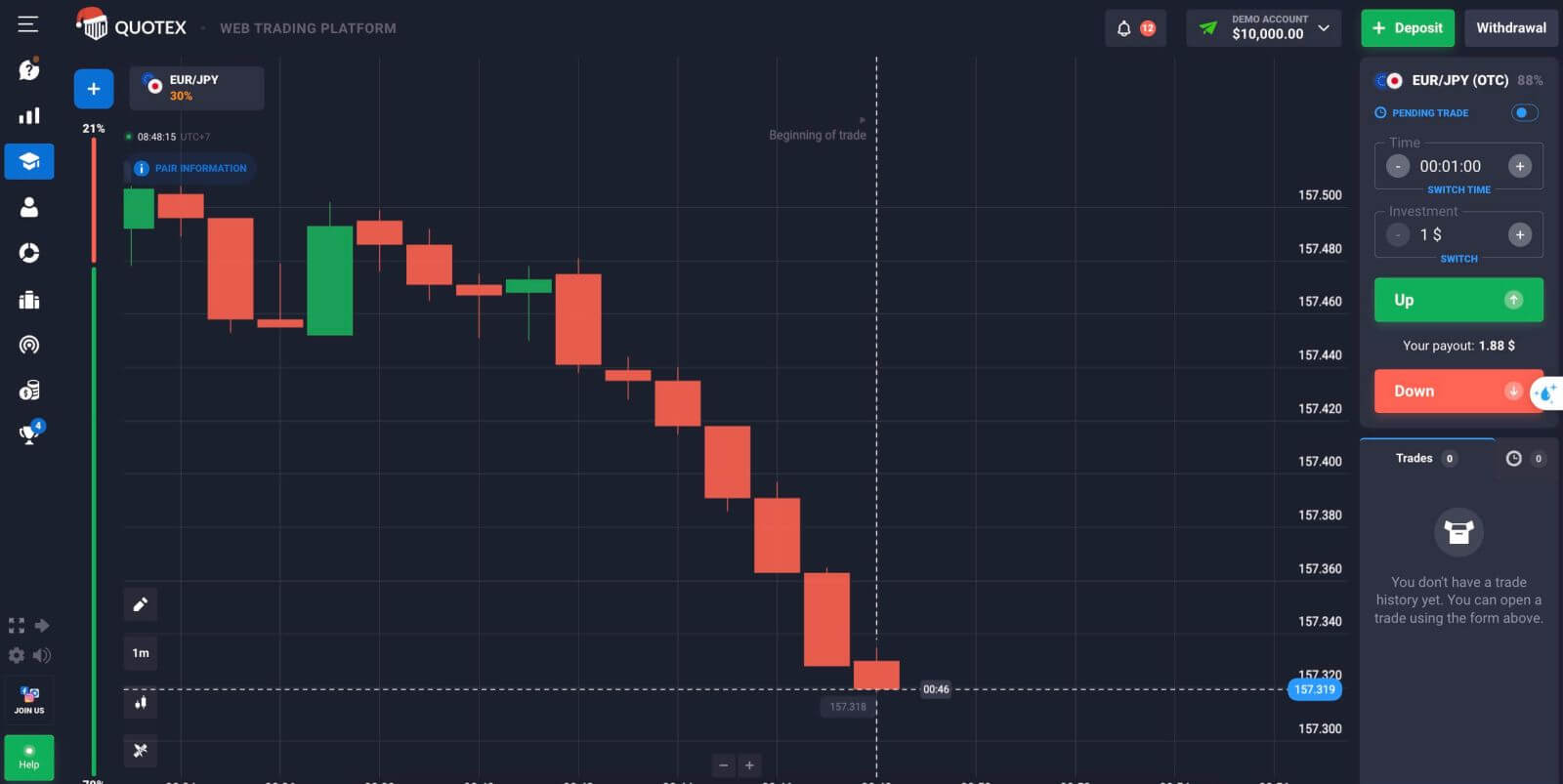 Quotex-ке қалай тіркелуге және депозитке салуға болады Quotex-ке қалай тіркелуге және депозитке салуға болады